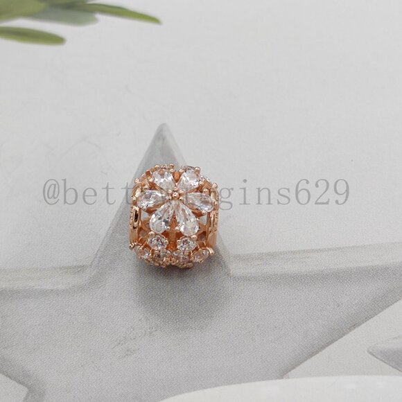 Pandora Sparkling Herbarium Cluster Round Charm - Picture 3 of 3